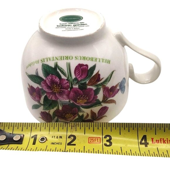 Portmeirion Botanic Garden "December" Teacup & Saucer Set With Purple Hellebore - Picture 14 of 14
